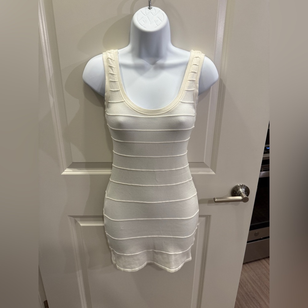 Dolce Vita Cream Striped Women's Dress
